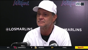 Don Mattingly on loss, Jorge Alfaro's night at the plate
