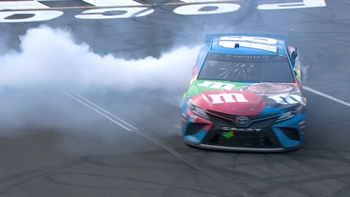 Kyle Busch scores his fourth win of the year