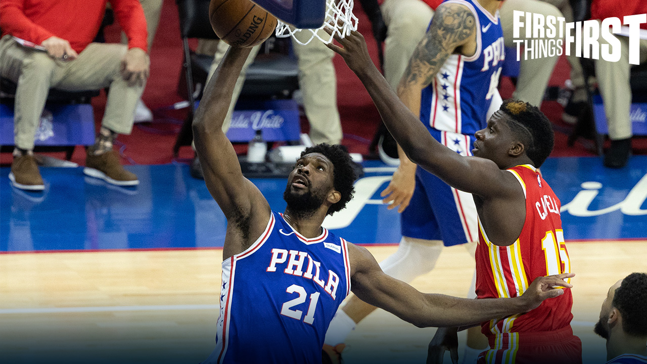 Nick Wright: 'Joel Embiid is the most dominant player in the playoffs, but I didn't love this Game 2 win' | FIRST THINGS FIRST