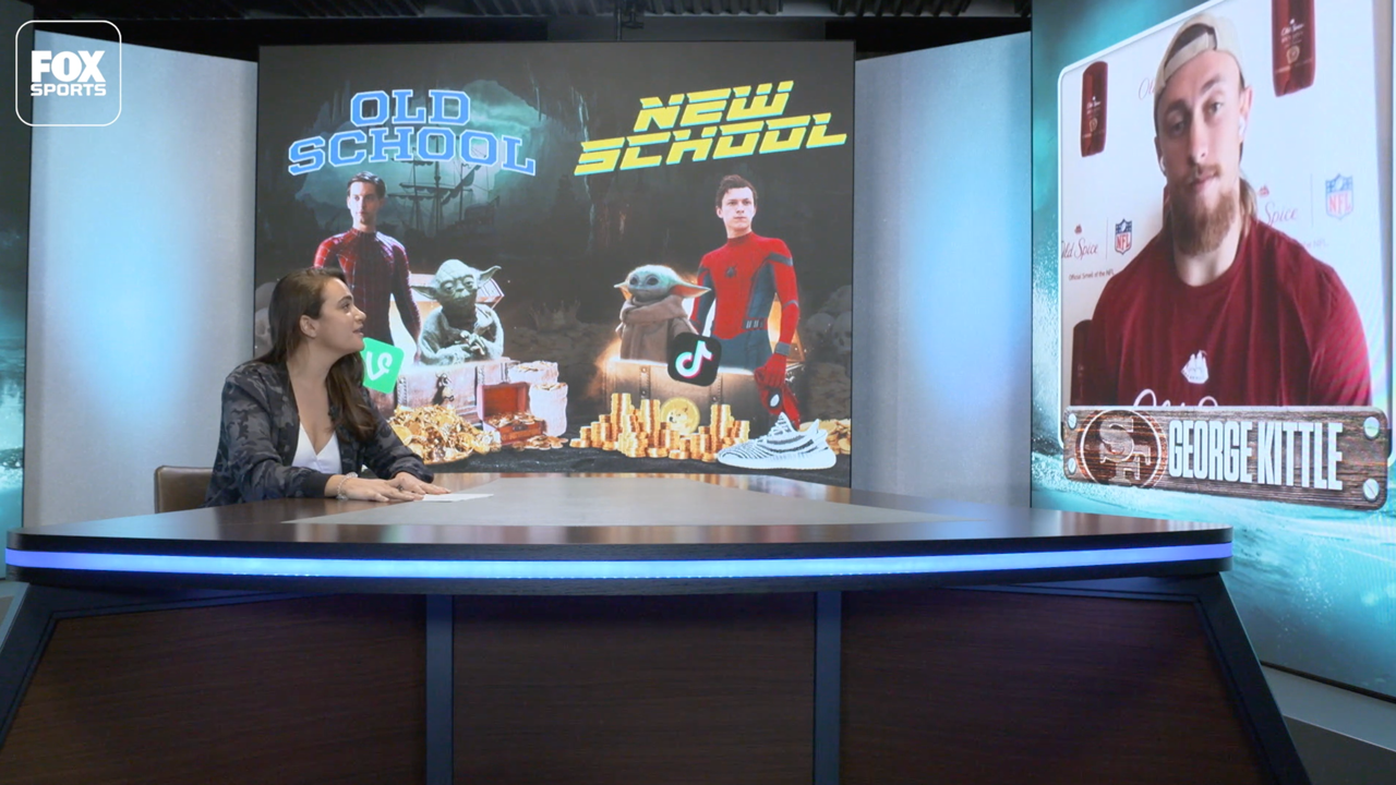 NFL players play old school new school Super Bowl prediction game