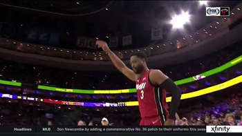 WATCH: Dwyane Wade gets warm reception in final Philly appearance, shows out on the court