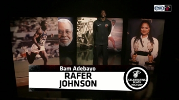 Heat honor decathlete, film actor Rafer Johnson during Black History Month