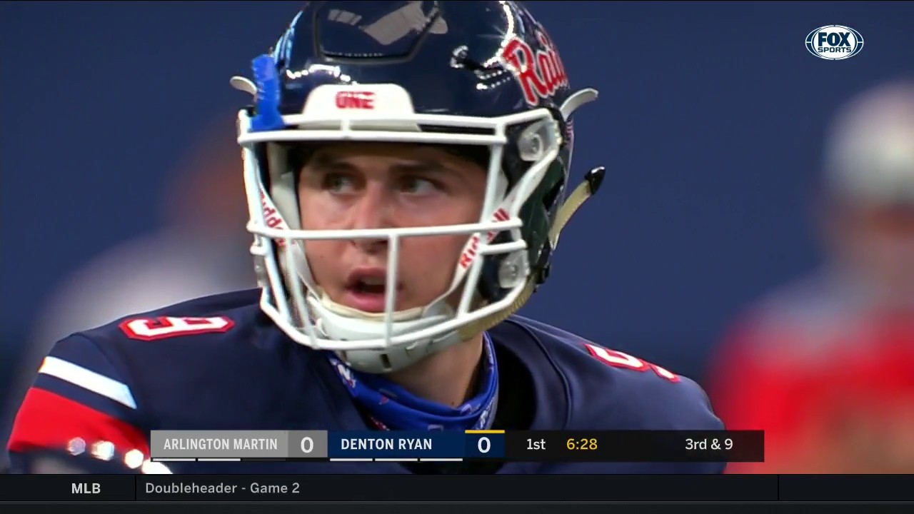 WATCH: Billy Bowman scores first for Denton Ryan | Texas Football Days Presented by Jack In The Box