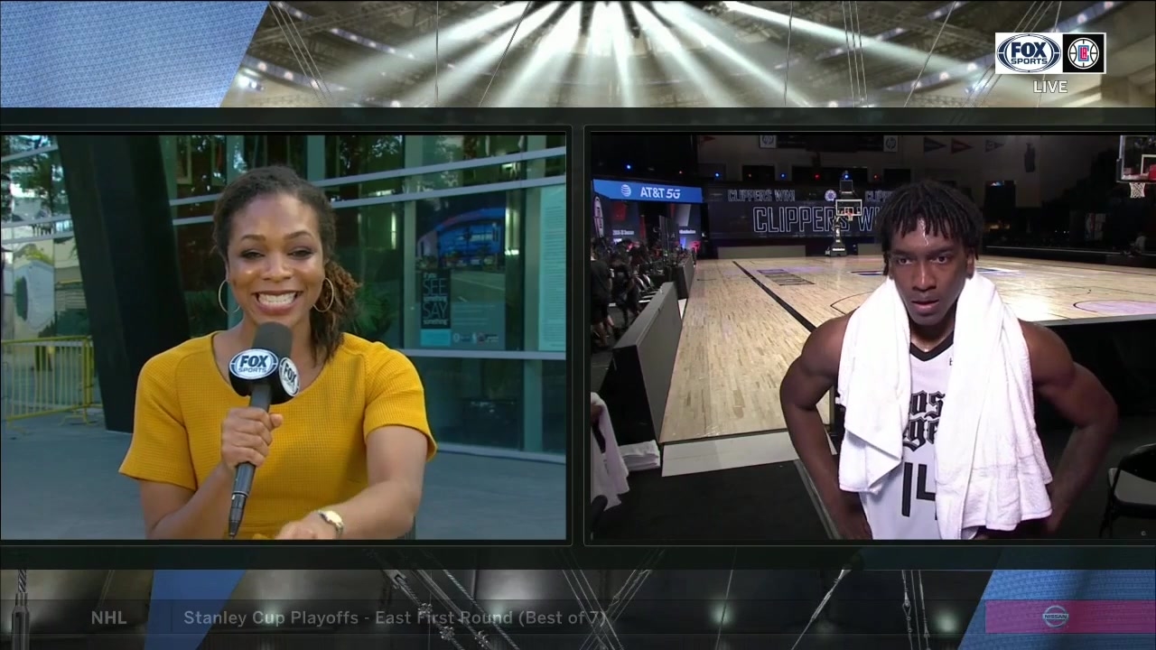 Terance Mann reflects on near triple-double