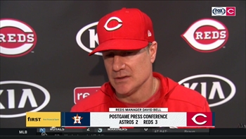 David Bell pulled Iglesias for Lorenzen because he felt it gave Reds their best chance to win