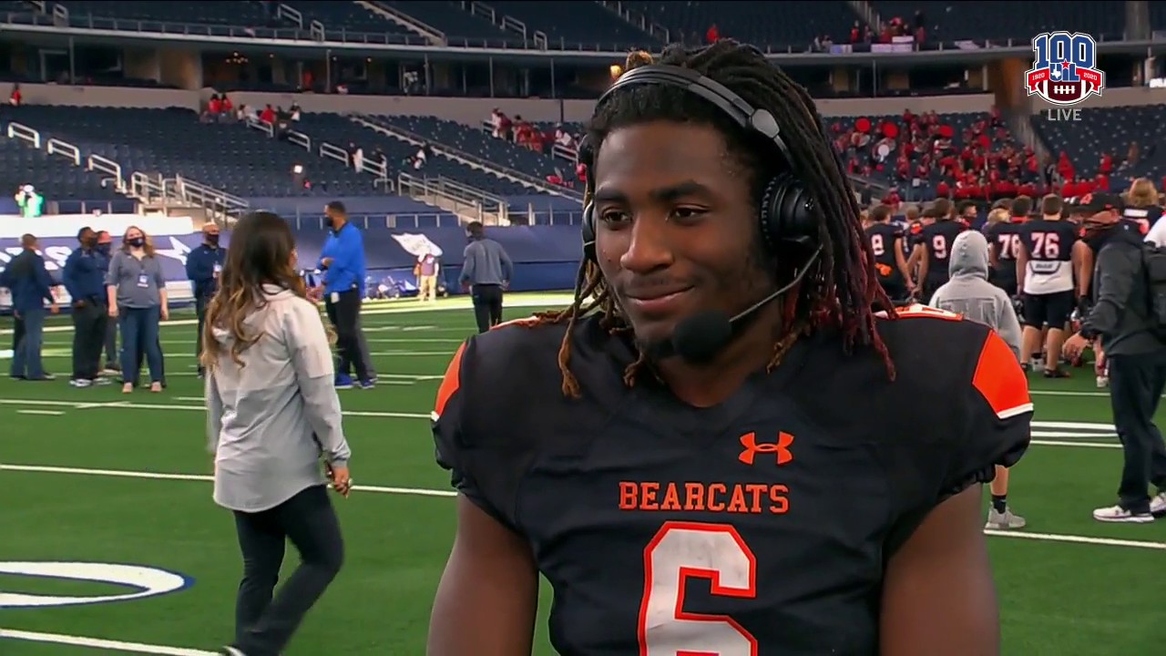 Demarco Roberts is the Player of the Game, Aledo Wins the State Championship