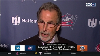John Tortorella liked how the Blue Jackets played, but not how they finished