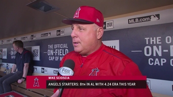 Mike Scioscia talks about what factors come into play when setting the Angels pitching rotation
