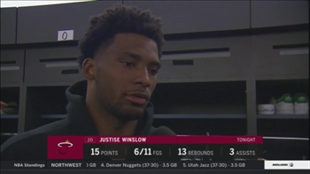 Justise Winslow liked Heat's flow in second half