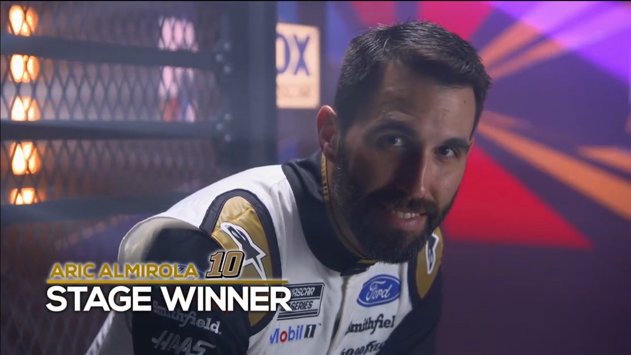 Aric Almirola wins Stage 1 of the NASCAR All-Star Open race | NASCAR on FOX