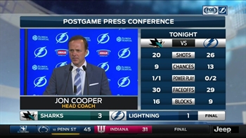 Jon Cooper: We weren't hungry enough to shoot pucks