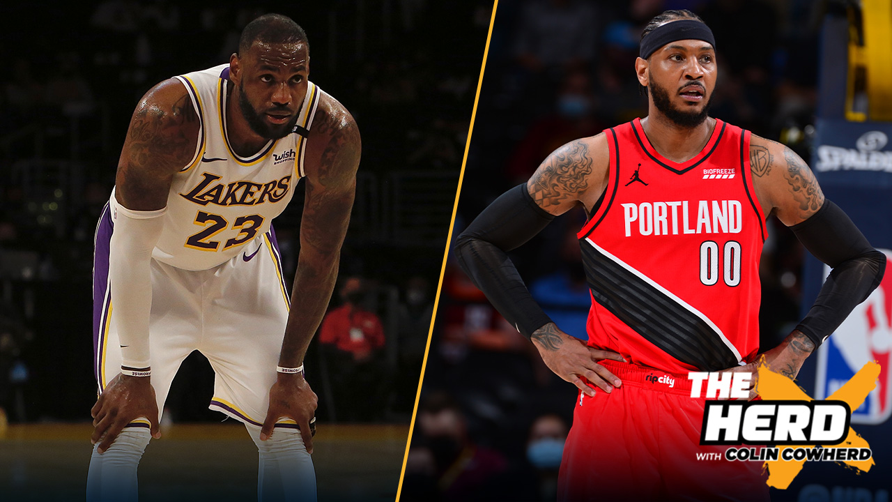 Colin Cowherd: 'The Lakers are an 'antique store' after signing Carmelo Anthony' I THE HERD