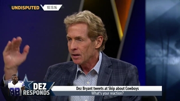 Dez Bryant tweets directly at Skip Bayless, here's his response | UNDISPUTED