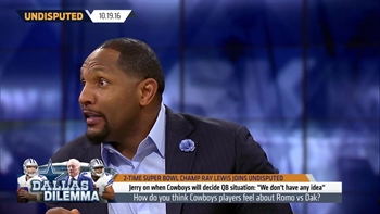 Ray Lewis weighs in on the Dak vs Romo quarterback debate in Dallas | UNDISPUTED