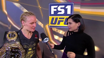 Valentina Shevchenko speaks after winning Flyweight belt | INTERVIEW | POST-FIGHT | UFC 231
