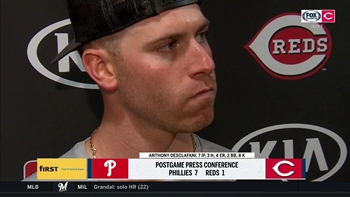 Anthony DeSclafani feels he threw well, two pitches cost him