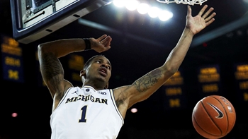 Charles Matthews big second half helps No.7 Michigan get past the No.19 Wisconsin Badgers
