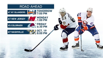 Panthers trying to bounce back against Islanders