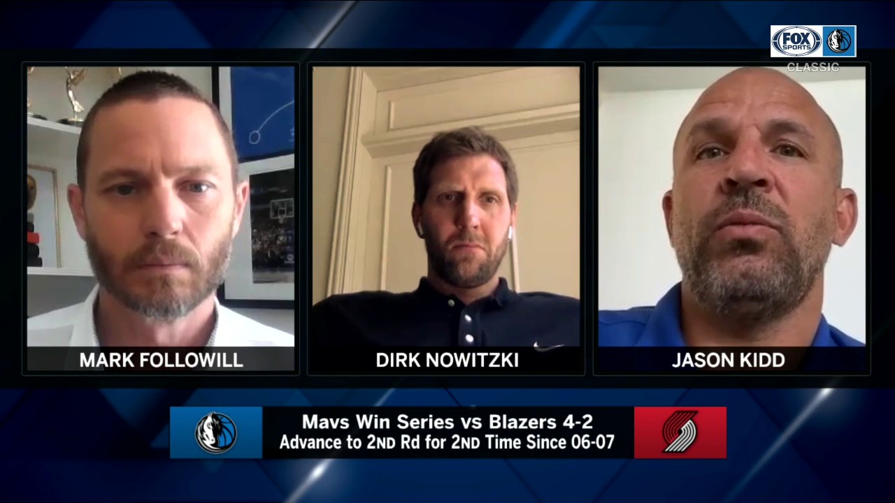 Dirk Nowitzki and Jason Kidd on that 1st Round Win vs. Portland in 2011 | Mavericks Playoff Rewind