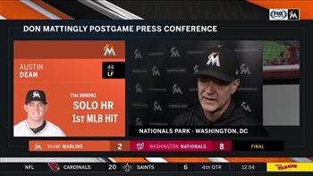 Don Mattingly shares his thoughts on Marlins' effort, 4th-inning ejection