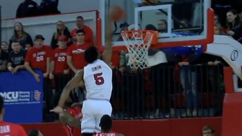 St. John's Justin Simon throws down monster dunk