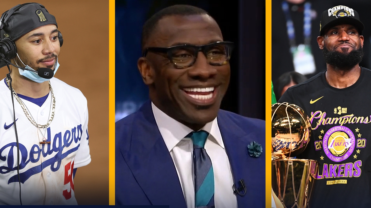 Shannon Sharpe decides which LA championship was more impressive:  Mookie's Dodgers or LeBron's Lakers | UNDISPUTED