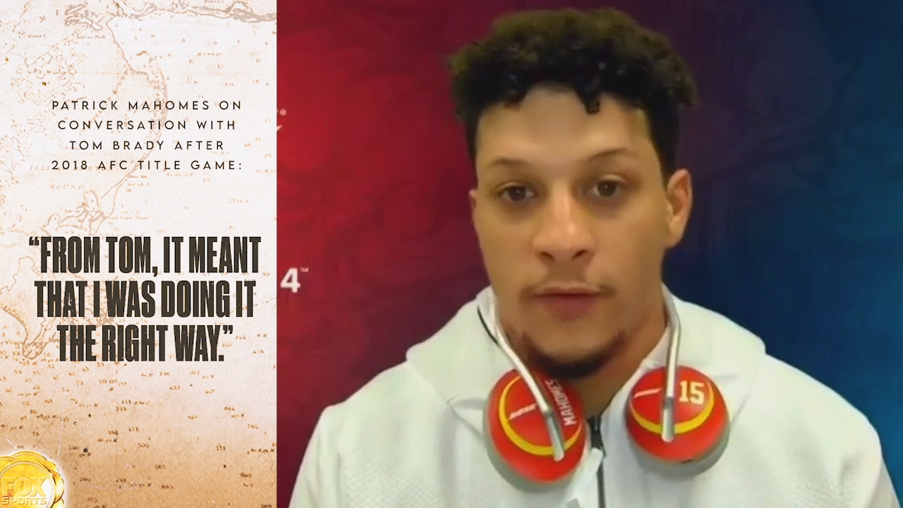Patrick Mahomes reflects on rivalry, kinship with Tom Brady ahead of Super Bowl LV
