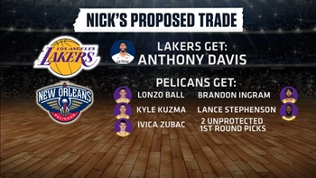 Nick Wright breaks down his proposed Lakers trade for Anthony Davis