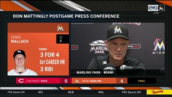 Don Mattingly pleased with Trevor Richards' outing, bats of Wallach, Anderson, Sierra