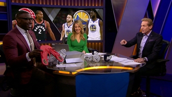 Skip Bayless surprises Shannon Sharpe with some flip-flops for his NBA Finals prediction