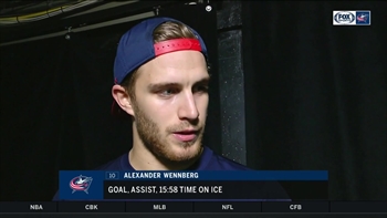 Alexander Wennberg scored on the power play for his first goal in 35 games