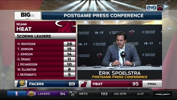 Erik Spoelstra: When Whiteside plays like that, we're a different team