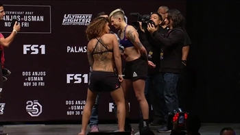 Pannie Kianzad vs Macy Chiasson | WEIGH-INS | FACE-OFF | TUF FINALE