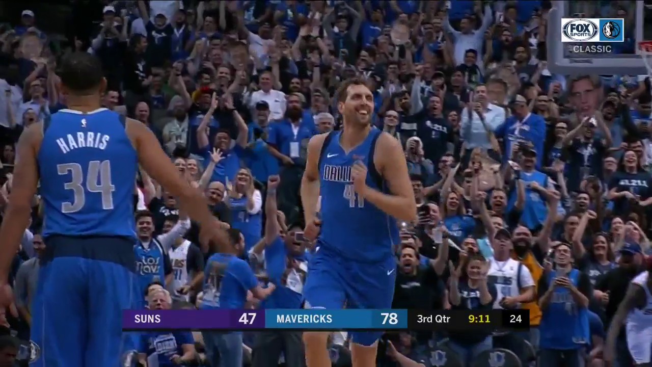 WATCH: Dirk Shows to the Basket, Gets a DUNK | Mavericks CLASSICS
