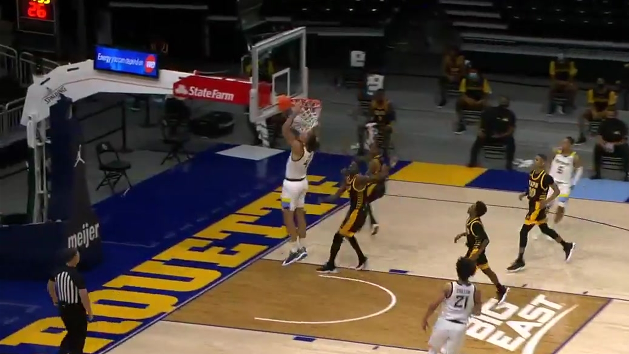 Theo John records double-double in Marquette's 99-57 win over Arkansas-Pine Bluff