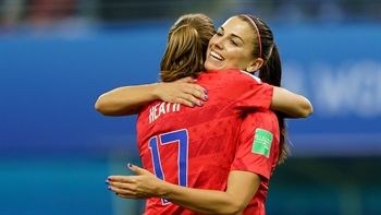 USWNT take a 5-0 lead on Alex Morgan's second goal