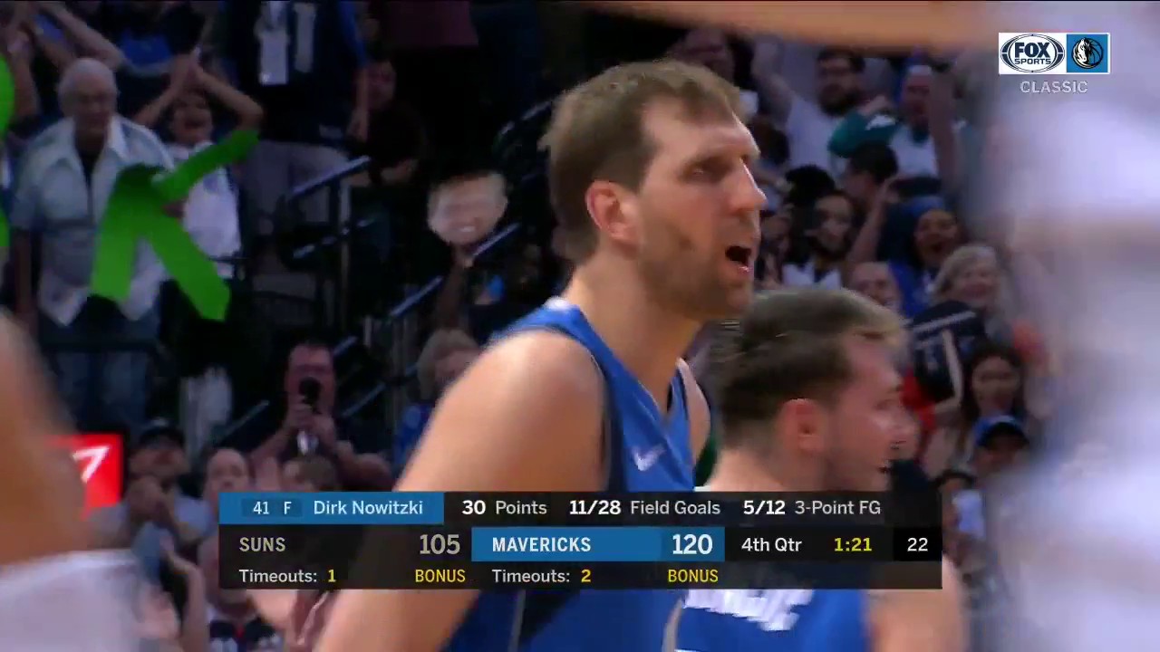 WATCH: Dirk Grabs 30 in his Final NBA Game | Mavericks CLASSICS