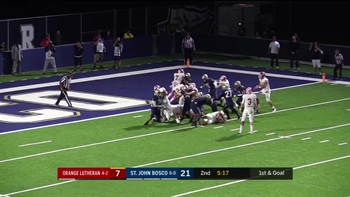Week 7: Cooper Vanderhill scoots in for Orange Lutheran score