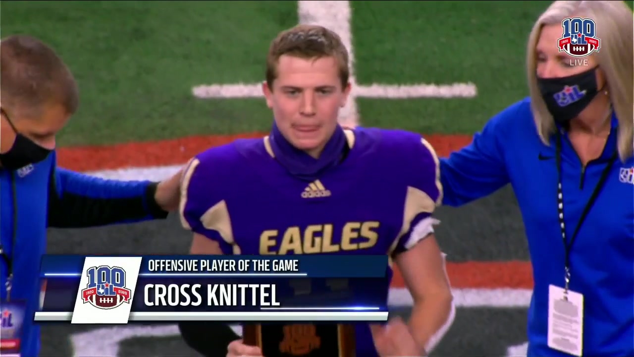 Cross Knittel is Offensive Player of the Game | UIL State Championship