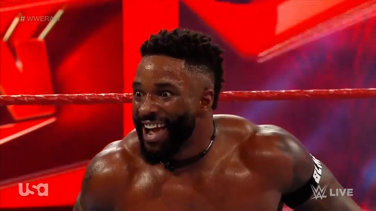 The New Day take on The Hurt Business’ Cedric Alexander and Shelton Benjamin in action-packed tag-team match
