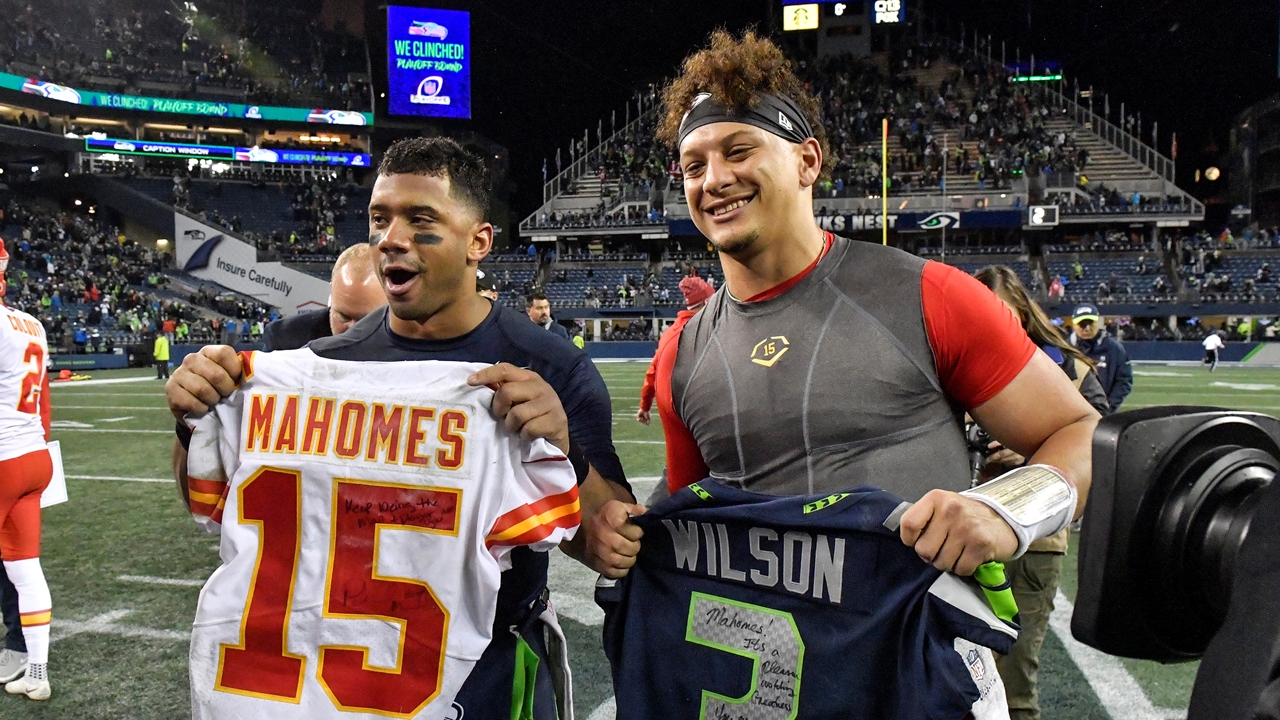 Colin Cowherd: The only two players in the NFL deserve 10-year deals √¢‚Ç¨‚Äú Patrick Mahomes and Russell Wilson