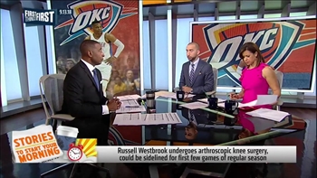 Nick on Westbrook’s knee surgery:‘It’s incredibly concerning to me'| NBA | First Things First