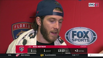 Mike Hoffman on how a strong start helped fuel Panthers' 4-1 win in Pittsburgh