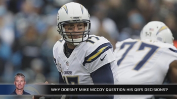 Philip Rivers' frustration with the offensive line was evident in his 50-yard bombs