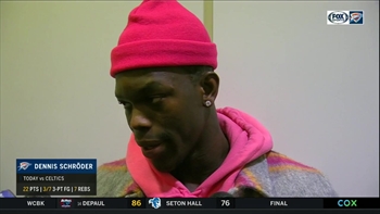 'We competed very well.' - Dennis Schroder | Thunder Live