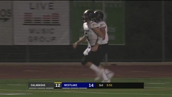 Week 6: Jaden Casey drops a dime for long Calabasas TD