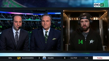 Jamie Benn on getting the Hat Trick in the Dallas win vs. Carolina