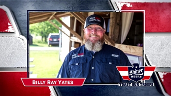 Shiner Toast Our Troops | Billy Ray Yates