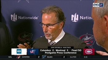John Tortorella: Blue Jackets didn't capitalize on enough scoring chances