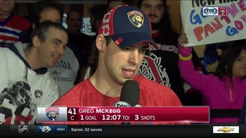 Greg McKegg: We did a good job of keeping it simple tonight